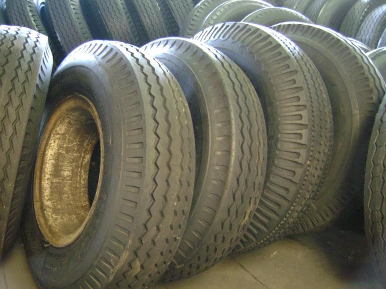 Used tires and used truck and car tires
